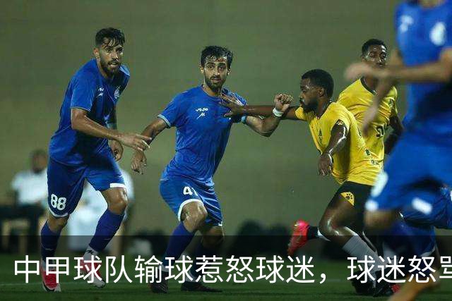 中甲球队输球惹怒球迷，球迷怒骂：丢人现眼，滚出陕西